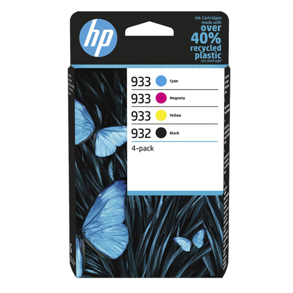 HP 933/932 (6ZC71AE) multipack zwart/cyaan/magenta/geel (origineel) 6ZC71AE 044712 - 1