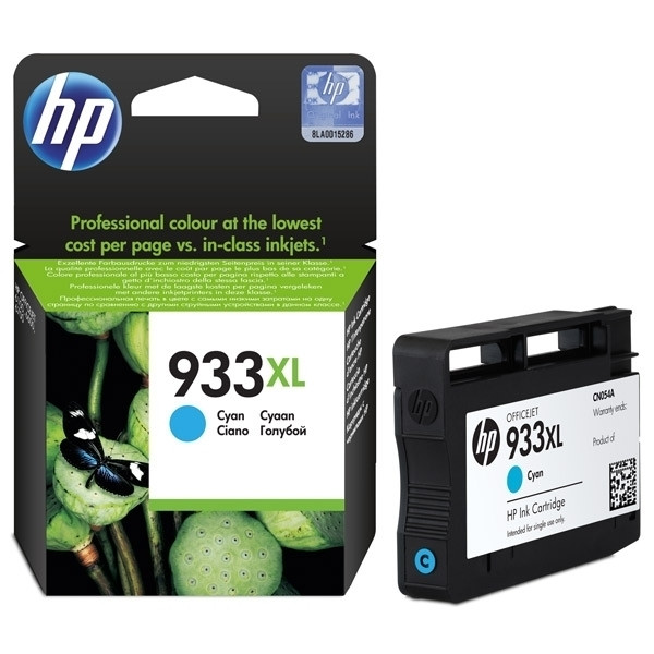 HP 933XL (CN054AE) inktcartridge cyaan hoge capaciteit (origineel) CN054AE 044148 - 1