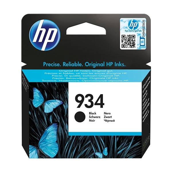 HP 934 (C2P19AE) inktcartridge zwart (origineel) C2P19AE 044380 - 1