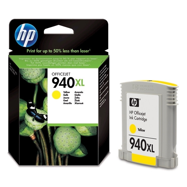 HP 940XL (C4909AE) inktcartridge geel hoge capaciteit (origineel) C4909AE 044008 - 1