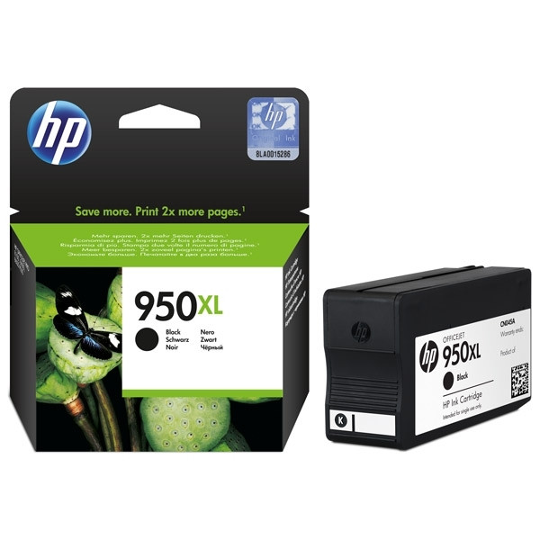 HP 950XL (CN045AE) inktcartridge zwart hoge capaciteit (origineel) CN045AE 044134 - 1