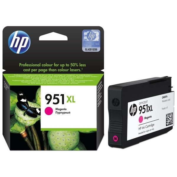 HP 951XL (CN047AE) inktcartridge magenta hoge capaciteit (origineel) CN047AE 044138 - 1