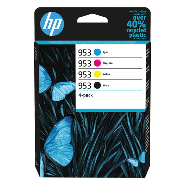HP 953 (6ZC69AE) multipack zwart/cyaan/magenta/geel (origineel) 6ZC69AE 093130 - 1