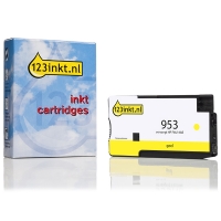 HP 953 (F6U14AE) inktcartridge geel (123inkt huismerk) F6U14AEC 044535