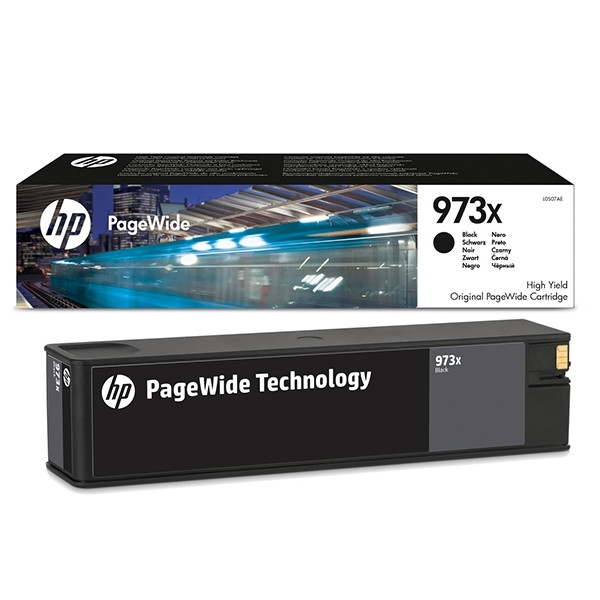 HP 973X (L0S07AE) inktcartridge zwart hoge capaciteit (origineel) L0S07AE 054914 - 1