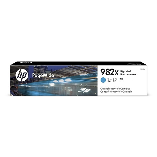 HP 982X (T0B27A) inktcartridge cyaan hoge capaciteit (origineel) T0B27A 055202 - 1