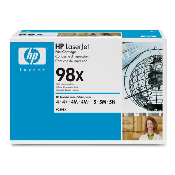 HP 98X (92298X/EP-E/TN-9000) toner zwart hoge capaciteit (origineel) 92298X 032032 - 1