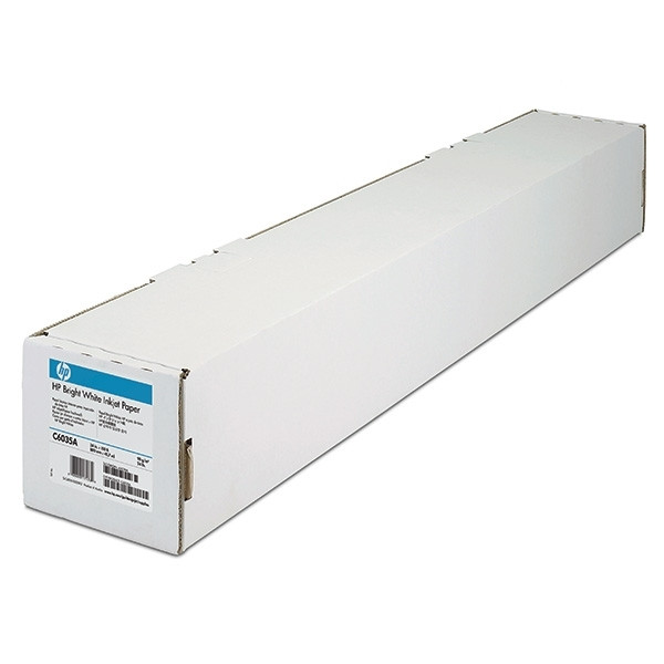 HP C6035A Bright White Inkjet Paper roll 610 mm (24 inch) x 45,7 m (90 grams) C6035A 151016 - 1