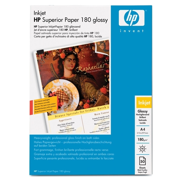 HP C6818A superior inkjet paper 180 grams A4 (50 vel) C6818A 064879 - 1