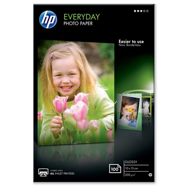 Afscheiden Meer dan wat dan ook menigte HP CR757A everyday glossy photo paper 200 grams 10 x 15 cm (100 vel) HP  123inkt.nl