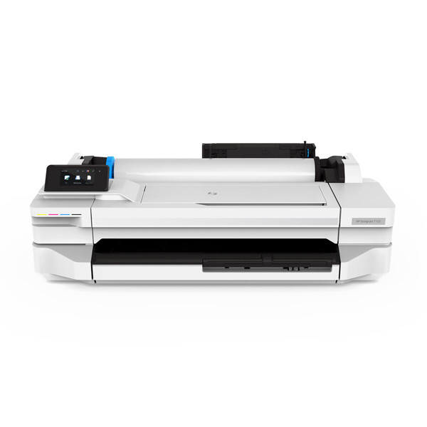 HP DesignJet T125 24-inch inkjetprinter met wifi 5ZY57AB19 817033 - 1