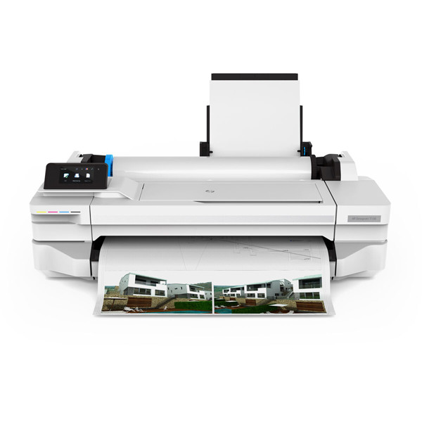 HP DesignJet T130 24-inch inkjetprinter met wifi 5ZY58AB19 817034 - 1