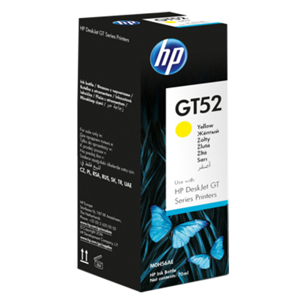 HP GT52 (M0H56AE) inktfles geel (origineel) M0H56AE 030694 - 1
