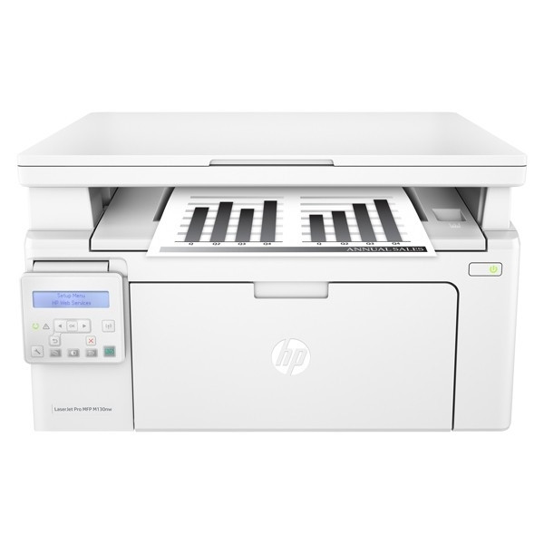 HP LaserJet Pro MFP M130nw all-in-one A4 laserprinter zwart-wit met wifi (3 in 1) G3Q58A 841120 - 1