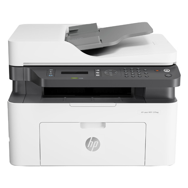 HP Laser MFP 137fnw all-in-one A4 laserprinter zwart-wit met wifi (4 in 1)  HP 123inkt.nl