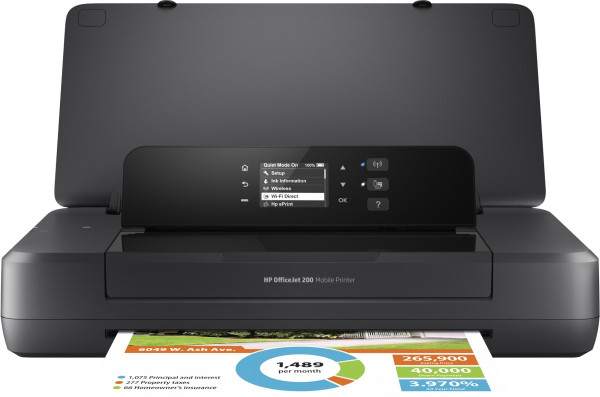 HP OfficeJet 200 mobiele A4 inkjetprinter met wifi CZ993AABH CZ993ABHC 841192 - 4