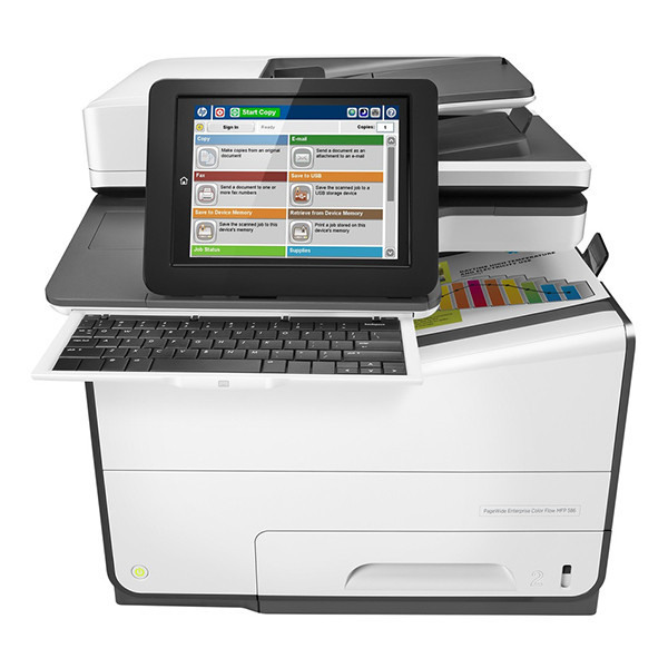 HP PageWide Enterprise Color Flow MFP 586z A4 all-in-one inkjetprinter (4 in 1) G1W41AB19 841197 - 1