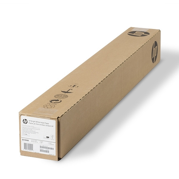 HP Q1444A Bright White Inkjet Paper roll 841 mm (33 inch) x 45,7 m (90 grams) Q1444A 151018 - 1