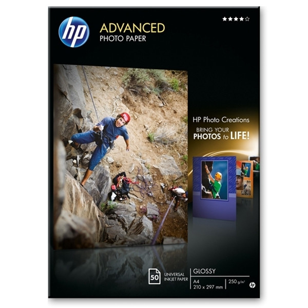 HP Q8698A advanced photo paper glossy 250 grams A4 (50 vel) Q8698A 064842 - 1