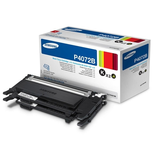 HP SU381A (CLT-P4072B) toner zwart dubbelpack (origineel) SU381A 092674 - 1