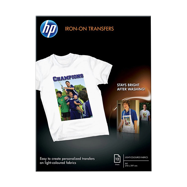 HP T-shirt transfers A4 (12 vel) C6050A 064994 - 1
