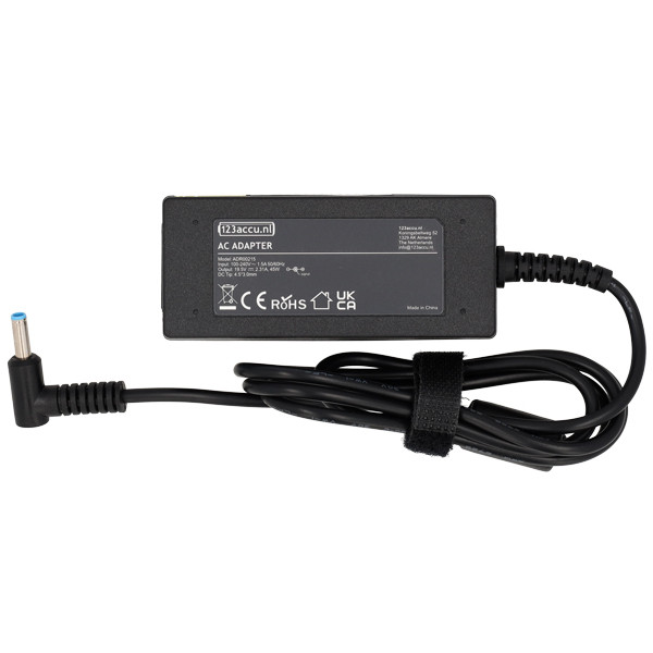 HP adapter (19.5 V, 2.31 A, 45 W, 123accu huismerk) 719309-001 719309-003 720987-800 721092-001 734734-001 ADR00215 - 2