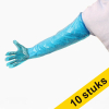 Aanbieding: 10x HY@PRO LDPE handschoenen standaardmaat poedervrij (8,90 gram, 90 cm, 100 stuks) SHY00277 - 1