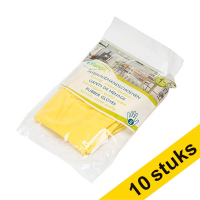 Aanbieding: 10x HY@PRO Latex huishoudhandschoenen S geel (1 paar, 60 gram)