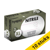 Aanbieding: 10x HY@PRO Nitril handschoenen XL poedervrij blauw (3,5 gram, 24 cm, 150 stuks)
