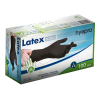 HY@PRO Latex handschoenen M poedervrij zwart (5,8 gram, 24 cm, 100 stuks)