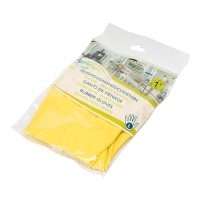 HY@PRO Latex huishoudhandschoenen L geel (1 paar, 60 gram)  SHY00314