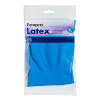 HY@PRO Latex huishoudhandschoenen XL blauw (1 paar, 45 gram)  SHY00298