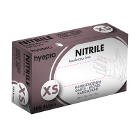 HY@PRO Medical Accelerator Free Nitril handschoenen XS poedervrij blauw (3,5 gram, 24 cm, 100 stuks)  SHY00018