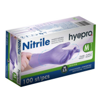 HY@PRO Nitril handschoenen M poedervrij paars (3,5 gram, 24 cm, 100 stuks)  SHY00096