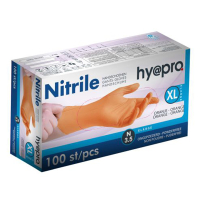 HY@PRO Nitril handschoenen XL poedervrij oranje (3,5 gram, 24 cm, 100 stuks)  SHY00108