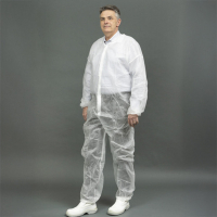 HY@PRO Non-woven overall zonder kap XL wit (1 stuk) SHY00753