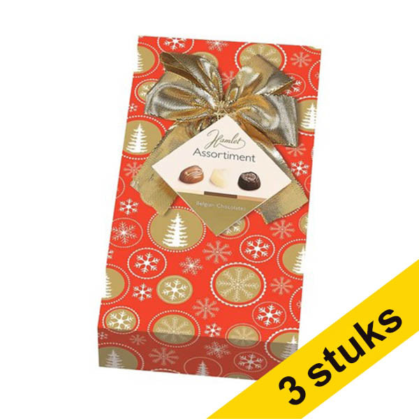 Aanbieding: 3x Hamlet Pralines met luxe strik (250 gram) 200350 - 2