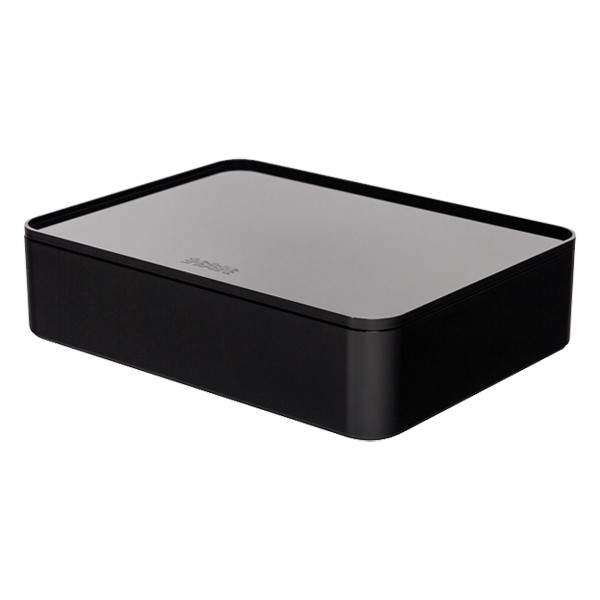 Han Allison smart-organiser box met deksel jet zwart HA-1110-13 218060 - 1