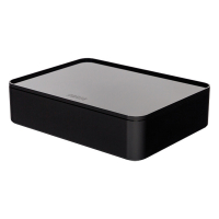 Han Allison smart-organiser box met deksel jet zwart HA-1110-13 218060