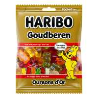 Haribo Goudberen snoepzak (28 x 75 gram) 574605 423702