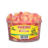 Gratis - Haribo Perziken silo (150 stuks) 999280