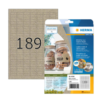 Herma 10750 gerecyclede universele etiketten A4 25,4 x 10 mm natuurlijk bruin (3780 etiketten) 10750 230845