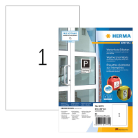 Herma 10775 weerbestendige geïmpregneerde etiketten A4 210 x 297 mm (80 etiketten) 10775 230734