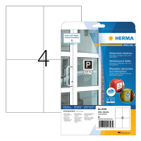 Herma 10796 weerbestendige geïmpregneerde etiketten A4 105 x 148 mm (80 etiketten) 10796 230735