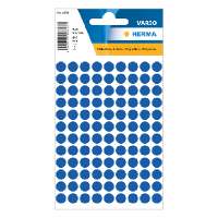 Herma 1833 markeringspunten Ø 8 mm rond donkerblauw (540 etiketten) 1833 230416