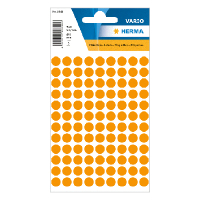 Herma 1844 markeringspunten Ø 8 mm rond fluor oranje (540 etiketten) 1844 230421
