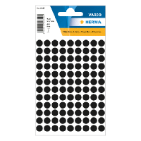 Herma 1849 markeringspunten Ø 8 mm rond zwart (540 etiketten) 1849 230422