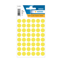 Herma 1854 markeringspunten Ø 13 mm fluorgeel (240 etiketten) 1854 230982