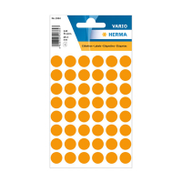 Herma 1864 markeringspunten Ø 13 mm fluor-oranje (240 etiketten) 1864 230988