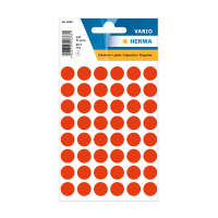 Herma 1866 markeringspunten Ø 13 mm fluorrood (240 etiketten) 1866 230984